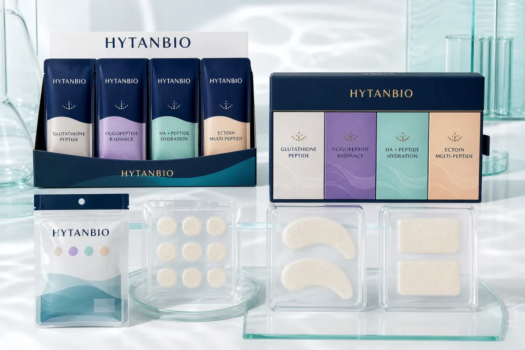 HYTANBIO glutathione peptide, oligopeptide, hyaluronic acid peptide and ectoin multi-peptide patch concepts