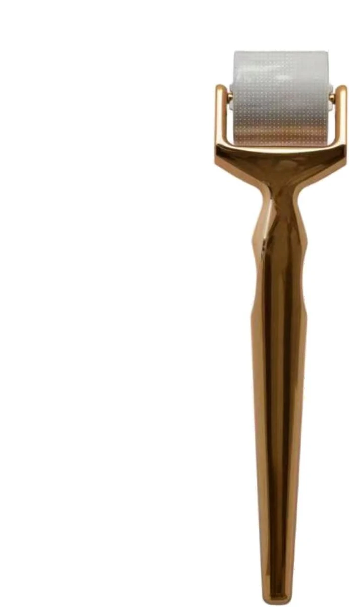 Gold-tone roller presentation