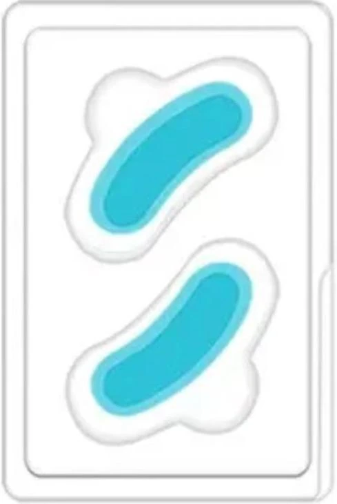 Blue eye-patch presentation