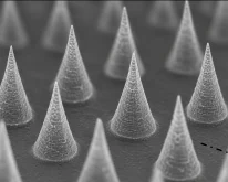 Additional microneedle morphology from source deck