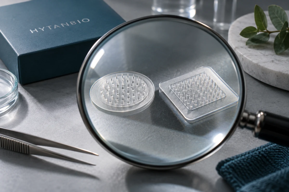 Concept illustration: Microdart vs Microneedle Patch: Terminology for Buyers