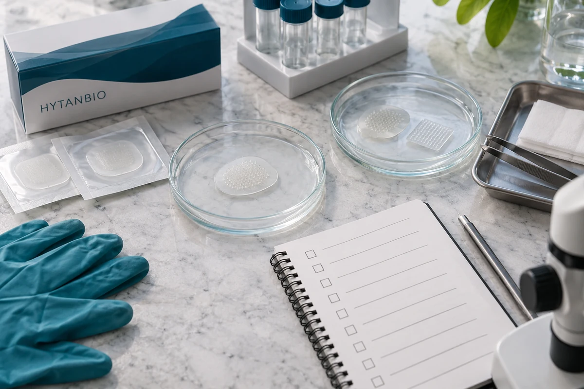 Concept illustration: Are Peptide Microneedle Patches Safe? A Product-Development Checklist