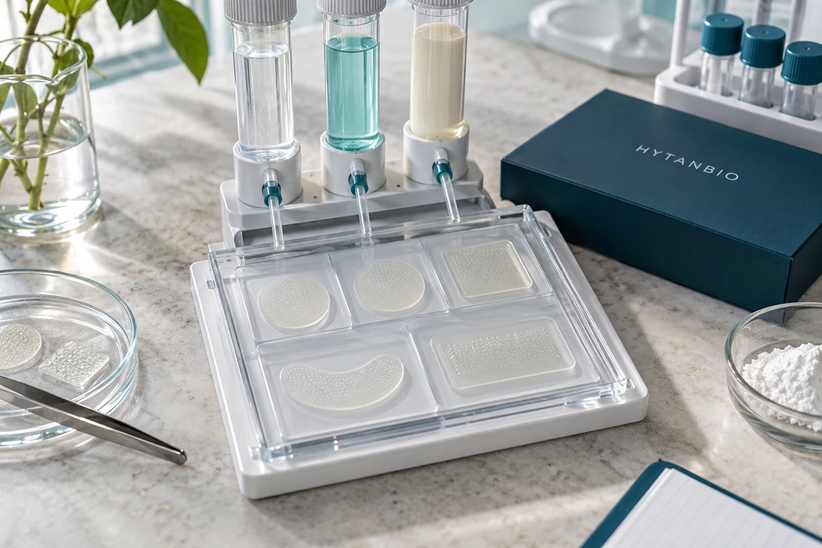 Concept illustration: Multi-Peptide Microneedle Patch Blend Development