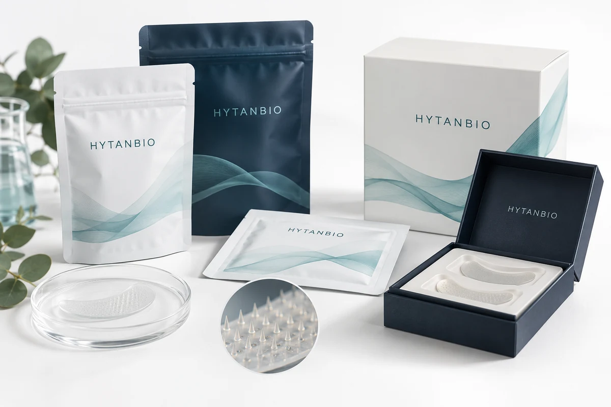 Concept illustration: Peptide Microneedle Patch Packaging Design Guide