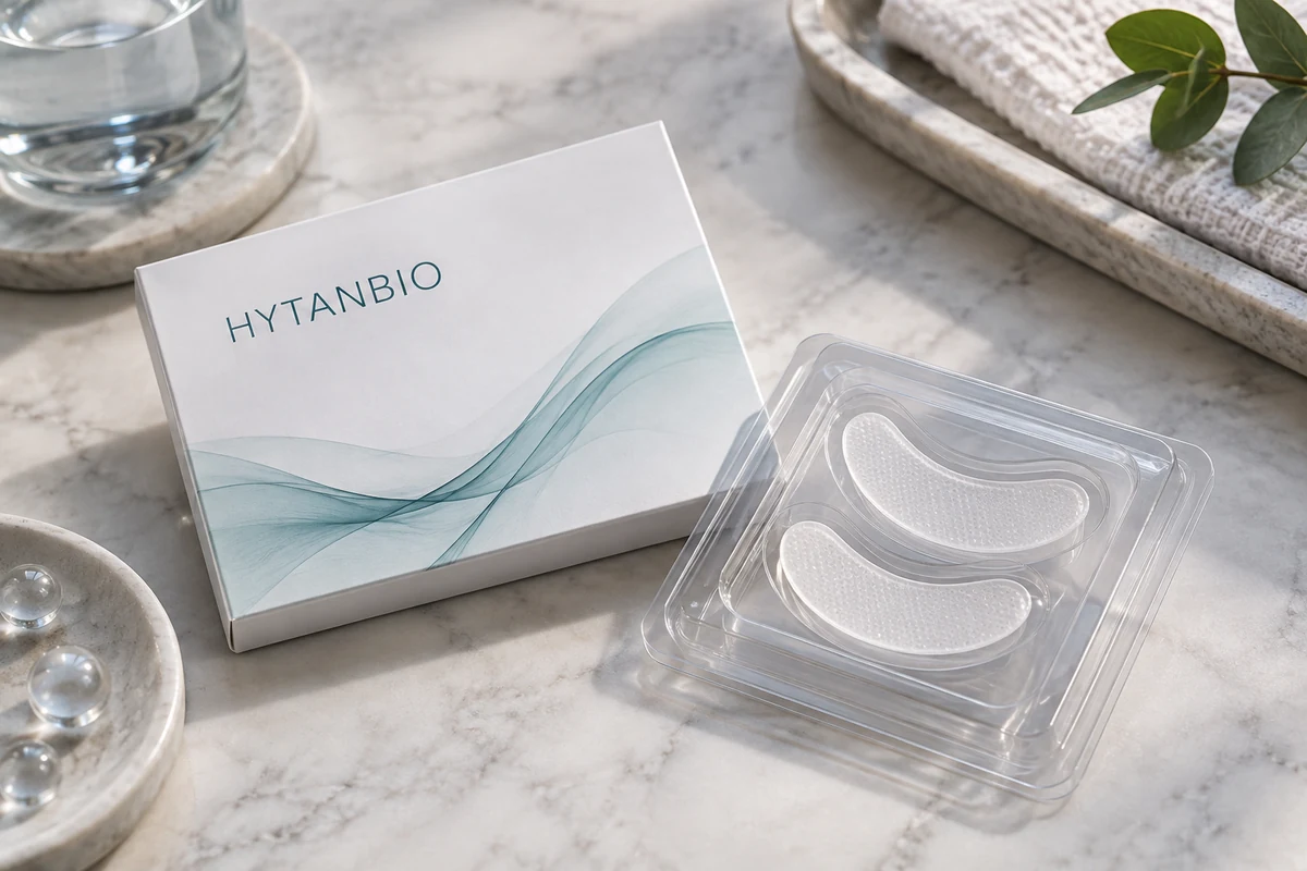 Concept illustration: Anti-Aging Peptide Microneedle Patch