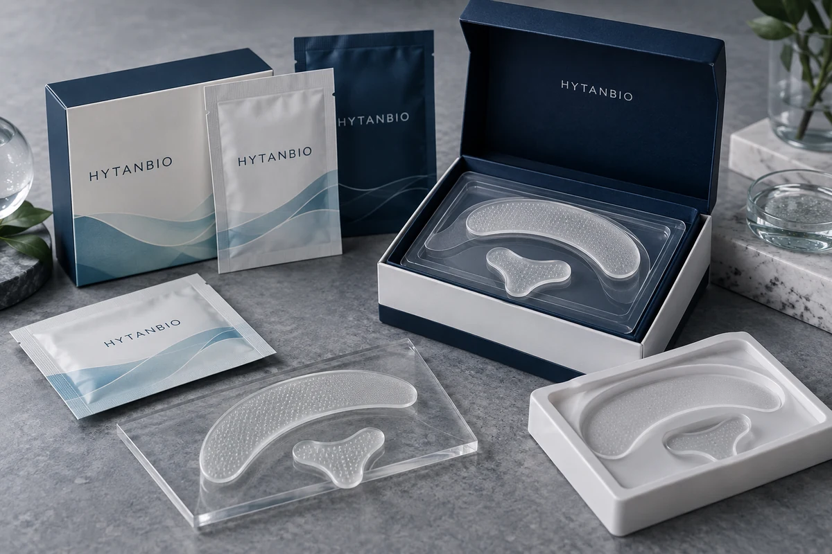 Concept illustration: Anti-Aging Peptide Microneedle Patch